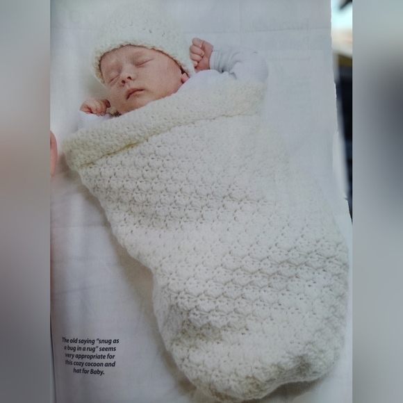 Vintage rochet World Magazine December 2012 Alpaca Afghan - Picture 7 of 10